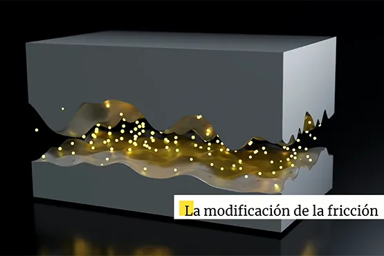 postproducción del vídeo corporativo Rimsa con animaciones 3D y simulaciones de partículas metálicas
